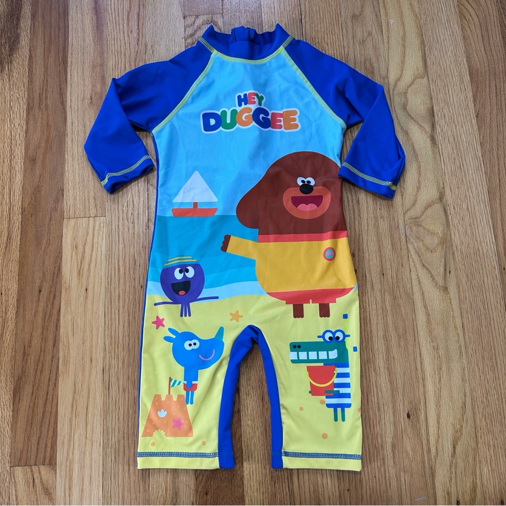 Hey Duggee Kids' Swimsuit Rashguard one Piece size 2-3 years